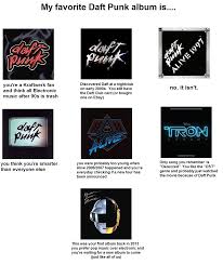 This is daftpunk's music collection on bandcamp. This Is What Your Favorite Daft Punk Album Says About You Daftpunk