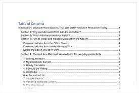 The spirits and their cousins: Make A Word Table Of Contents In 7 Easy Steps Goskills