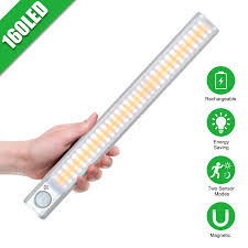 Closet Light 160 Led Pir Motion Sensor Led Light For The Kitchen Cabinet Backlight Rechargeable Under Cabinet Lights For Bedroom Under Cabinet Lights Aliexpress