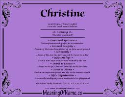 Meaning Of Name Christine Names With Meaning Meant To Be Jamie Name