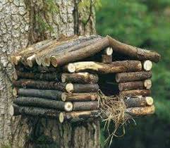 Blockhaus Vogelhaus Birdhouse Cabin Log Logcabins Birdhouse Blockhaus Cabin Logcabins Vogelhaus Fuglehuse Haveideer Lille Have