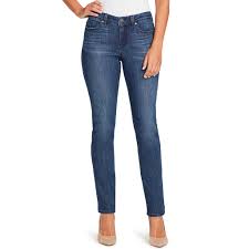 Womens Bandolino Millie Curvy Fit Slim Straight Leg Jeans