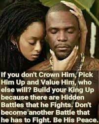 Treat Your Man Well. Be His Lover And Friend. Value And Appreciate Your Man.  Support Him. Be Consistent Meaning Ea… | Black Love Quotes, Relationship  Quotes, Quotes