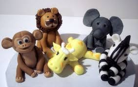 My Gumpaste Animals Modeling Chocolate Figures Fondant Animals Modeling Chocolate