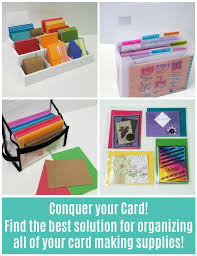 Colorful paper cut christmas cards and gift tags. 20 How To Organize Card Making Supplies Ideas Card Making Supplies Card Making Storage And Organization