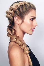 Different Types Of Braided Hairstyles For Long Straight Hair Penteados Com Tranca Penteados Cabelo Penteado