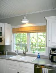 wall mounted light over kitchen sink