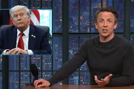 Seth Meyers Hits Back at Trump's Calls to Fire Late-Night Host
