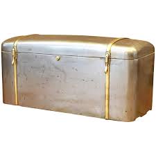 Steel And Brass Motor Car Trunk 1stdibs Com Car Trunk Vintage Trunks Motor Car