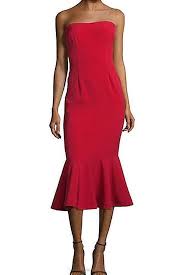 Xscape New Red Women S Size 10 Mermaid Strapless Ruffled Sheath Dress 194 246 Fashion C Strapless Sheath Dress Sleeveless Mermaid Dress Ruffle Sheath Dress