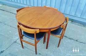 Mid Century Modern Round G Plan Butterfly Leaf Teak Dining Table Teak Dining Table Table Dining Table
