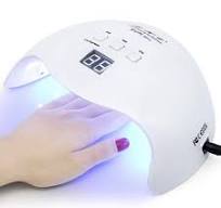 Gel UV LED Nail Polish Lamp, LKE Nail Dryer 40W LED Light with 3 Timers  Professional for Nail Art Tools Accessories White