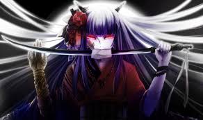 Follow the vibe and change your wallpaper every day! 4536808 Japanese Clothes Original Characters Weapon Long Hair Katana Anime Girls Anime Kimono Wallpaper Mocah Hd Wallpapers