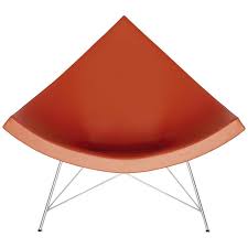 Vitra Miniature Coconut Chair In Orange With Chrome Legs By George Nelson From A Unique Collection Of Antique A Coconut Chairs Vitra Miniature Antique Chairs