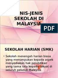 Bahasa melayu digunakan sebagai bahasa pengantar di sekolah kebangsaan. Jenis Jenis Sekolah Di Malaysia