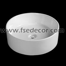 Bathroom vessel sink vanities made from porcelain as the material it's a very durable and wateriest. Eco Friendly Round Porcelain Vessel Sink Fse Ps D852 China Vessel Sink Vessel Sink Porcelain Made In China Com