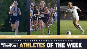 Abraham, Brady and Riddle Share Honor of NAAA Athlete of the Week
