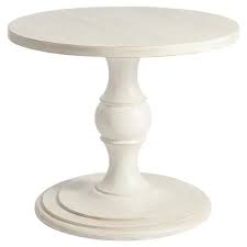 Round side table is a perfect accessory to compatible for any room with its minimalist and elegant appearance. Barclay Butera Corona Modern Round Whitewash Wood Side End Table Small Wide Over 24 W Kathy Kuo Home
