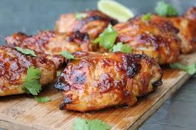 Asian Glazed Chicken Thighs Recipe 1 3 Cup Rice Vinegar 1 4 Cup Lower Sodium Soy Sauce 3 Tablespoons Honey Chicken Thigh Recipes Recipes Glazed Chicken