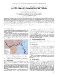 Vacancy for the post of environmentally sustainable design (esd) consultant for exergy cx sdn bhd: A Comparison Of Performance Of Deep Exca Pdf Geotechnical Engineering Soil Mechanics
