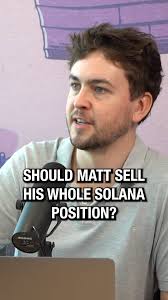 Should Matt sell his whole Solana position? 📊 , Vote below👇 , #crypto  #tappingintocrypto #solana #sol #podcast #cryptobeginners