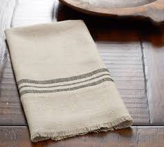 napa stripe tea towel pottery barn