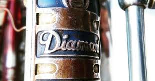 Diamant Fahrrad Steuerkopfschild Oldtimer Fahrrad Sportfahrrad Pastbikes Restauration Altes Fahrrad Herrenrad Vintage Fahrrad Altes Fahrrad Fahrrad