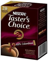 Nescafe taster's choice house blend instant coffee. Amazon Com Nescafe Tasters Choice 100 Columbian Instant Coffee 20 Pk 07 Oz Grocery Gourmet Food