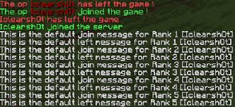 On a repeating command chain or a function on the game loop (without the slashes): Overview Custom Join Left Messages Bukkit Plugins Projects Bukkit