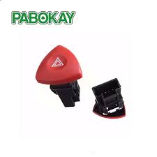 For Renault Trafic El Fl Jl Onwards 2001 Hazard Warning Light Emergency Switch 93856337 8200442724 Renault Master Vauxhall Renault Trafic