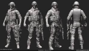 Battlefield 3 Zbrush Zbrush Render Man On Fire