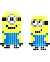 Minions Minecraft Characters Minecraft Pixel Art Pixel Art