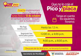 Y de las 3:00 p.m. Soacha Implementara Pico Y Placa En La Autopista Sur Para Este Puente Festivo El Espectador