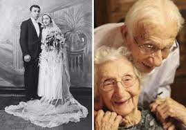 Couple Married For 81 Years Then And Now Pictures What Is Love Old Couple