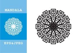 Mandala colorful art free vector. Mandala Art Ornament Geometric Graphic By Mbahsinyo Creative Fabrica