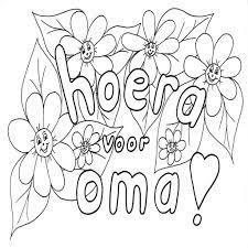 Verjaardag meisje kleurplaat boek oost armeens by etsy.com. Gefeliciteerd Oma Kleurplaat
