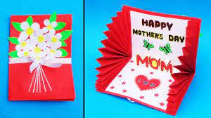 To mom with love, happy birthday watercolor flower…. Beautiful Mother S Day Card Idea Handmade Greeting Card For Mom Diy Mother S Day Pop Up Card Youtube