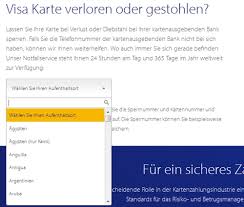Visit a financial center or call 800. Visa Hotline Hier Sperren Sie Ihre Kreditkarte