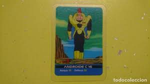 C 16 dragon ball z. Carta Dragon Ball Z Androide C 16 Shueisha Toei Buy Old Trading Cards At Todocoleccion 131695262