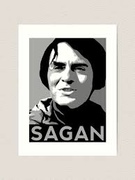 Carl Sagan (Colourless)