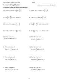 04 Fundamental Trig Identities Sine Trigonometric Functions