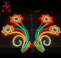 Outdoor Light Waterproof Pole Street Motif Light for Commercial Decoration
