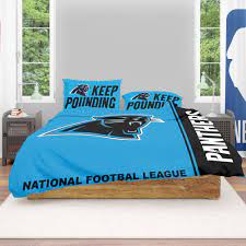 Home to thousands of comforter sets, duvet cover sets, bed sheets, bed pillows, and bedding accessories, bed bath & beyond has all the essential linens you'll need to make your bedroom the stylish sanctuary it is meant to be. Buy Nfl Carolina Panthers Bedding Comforter Set Up To 50 Off