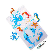 A great choice for the home, gym, spa and more; Bath Mat Non Slip For Kids Baby Children Shower Floor Tub Mats With Powerful Grip Suction Cups Bathroom Safety Anti Slip Toddler Bath Mat Size 27 5 X15 7 Inch Buy Online In Dominica At Dominica Desertcart Com Productid
