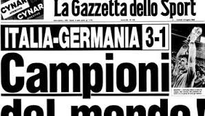 La gazzetta dello sport (la gazzetta sportiva di domenica) e occasionalmente definita con il nomignolo gazza o rosea in italia, è un quotidiano sportivo italiano, con sede a milano. Compra La Prima Pagina Storica Della Gazzetta Dello Sport La Gazzetta Dello Sport