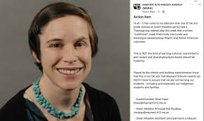 UMass Boston Professor Of Conflict Resolution Picks Fight With Maynard 3rd  Grade Teacher For Letting Kids Dress Up For Thanksgiving Reenactment