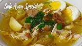 Bahan dan bumbu yang diperlukan: Soto Ayam Simple Youtube