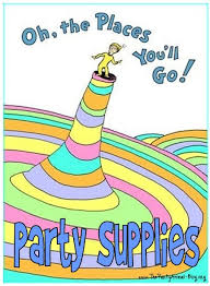 It was first published by random house on january 22, 1990, making it his last book published before his death. Oh The Places You Ll Go Party Supplies Thepartyanimal Blog