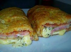 Resultado de imagem para ENVELOPES DE PÃO SÍRIO COM LOMBO CANADENSE E QUEIJOS