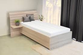 Jetzt bestellen und bequem nach hause liefern lassen! Schwebendes Bett Rielle 100x200 Eiche Weiss Links Kaufen Bei Mobel Lux